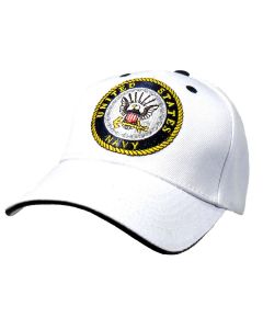 United States Navy Hat- Seal White G1161