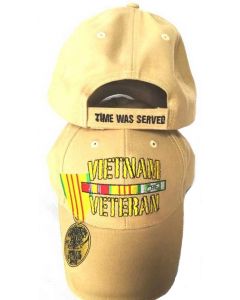 United States Vietnam Veteran Hat - Medal KHK G1432