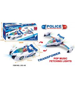 POLICE CAR TRANSFORMER 393-40