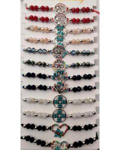 Bracelet - Assorted Charm SA-4502 SOLD BY THE DOZEN