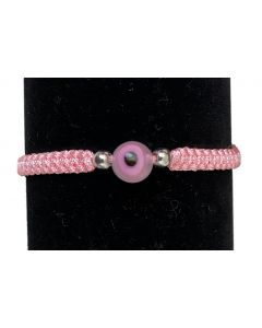 Bracelet - Evil Eye Pink YBT-4361LP SOLD BY DOZEN PACK