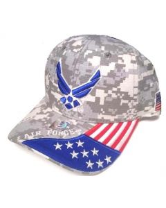 United States Air Force Hat Wings w/Flag Bill-A04AIA26-ACM