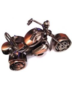 Texas Decor - Metal Motorcycle M26ABCD-1