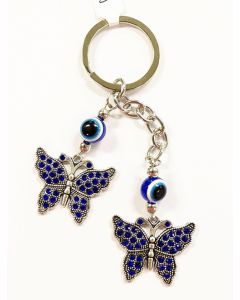 KC (Keychain) 68312 Double Butterfly SOLD BY THE DOZEN