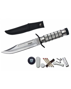 Knife HK716-95B Silver Survival 9.5''