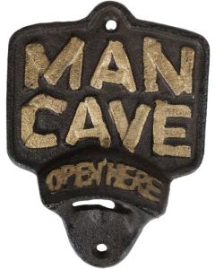 Texas Decor - Cast Iron Man Cave Bottle Opener 56644