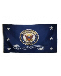 Flag - United States Navy Served w/Pride 2586