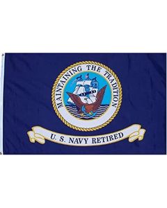 Flag - U.S. Navy Retired 1306