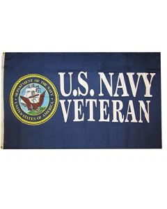 Flag - U.S. Navy Veteran Seal 3X5 #1314