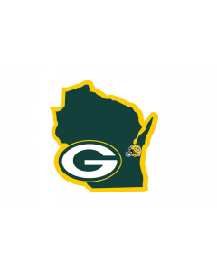 NFL Green Bay Packers Home State Decal