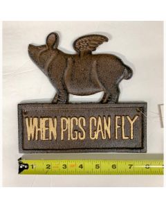 Texas Decor - When Pigs Fly G089