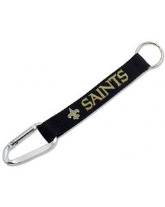 NFL New Orleans Saints Carabiner Lanyard Keychain