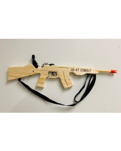 AK-47 Wooden Rubber Band Gun (ONLY SOLD BY HALF DOZEN, EQUALS $41.70)
