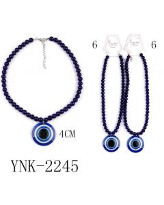 Necklace - Evil Eye YNK-2245 SOLD BY DOZEN PACK