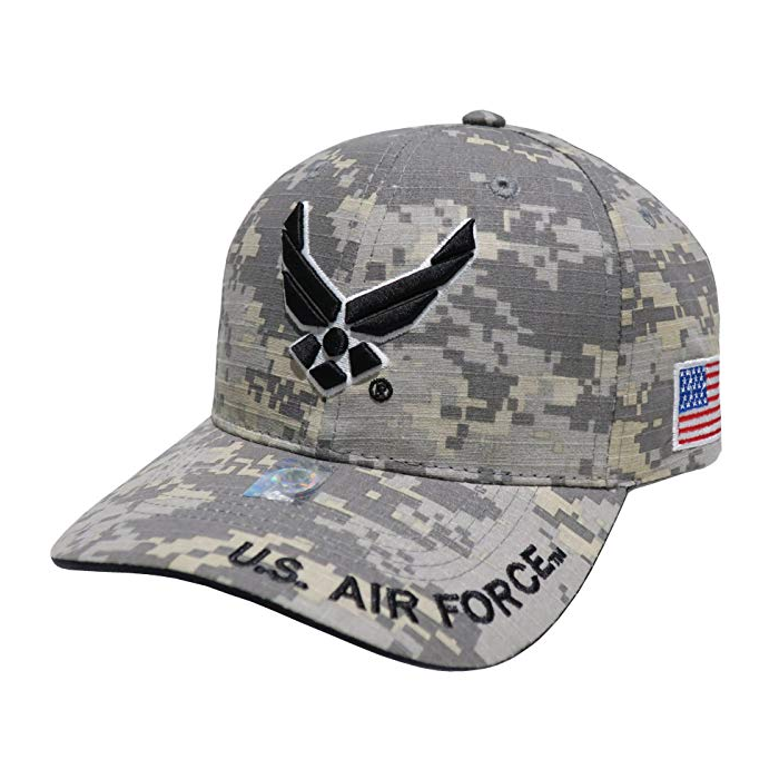 Wholesale Hats / Caps - Military - Hat - Digital Camo/ BLK and WHT  Embroidered