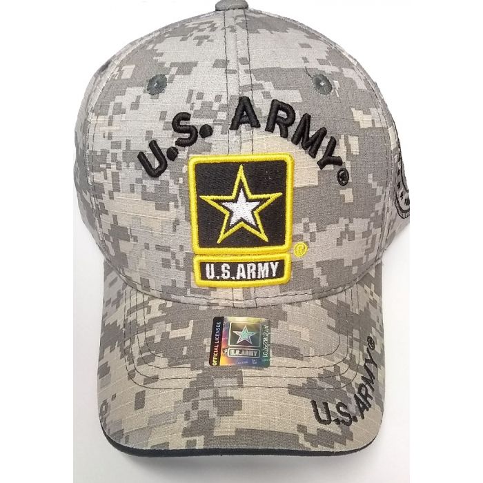 U.S ARMY STAR LOGO CAMOUFLAGE HAT CAP OFFICIAL LICENSED PRODUCT