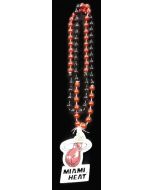NBA Miami Heat Necklace - Bead Necklace