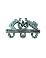 Texas Decor - Cast Iron Hat and Boot Hook - 56639