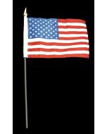 USA Flag 4 Inch x 6 Inch - Only Sold by the Dozen