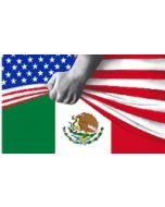FLAG-USA/MEXICO HAND 3'X5'