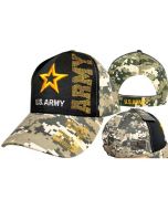 ARMY HAT LOGO STAR FLAG