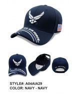 United States Air Force Hat - Wings ''U.S AIR FORCE'' On Bill A04AIA29-NAV