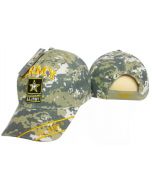 United States Army Hat "ARMY" Star Logo Digi w/Gold Text 