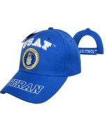 United States Air Force Hat - USAF/Seal w/VETERAN Bill CAP593DA