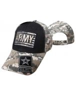 United States Army Hat "ARMY" Text ATop Flag 