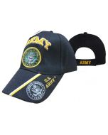 United States Army Hat "ARMY" Seal/Gold Text w/Shadow Bill 