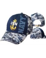 United States Navy Hat - Anchor Flag CAP602K