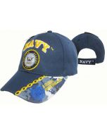 United States Navy Hat w/Seal Global Force- Nvy CAP602M