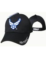 United States Air Force Hat-Wings Logo-Black CAP603NB