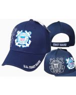United States Coast Guard Hat Logo w/Shadow -CAP605S