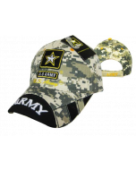 United States Army Military Hat Star Digital /Two-Tone Black Bill CAP601UC