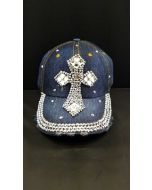 Rhinestone Hat  -  Cross 4 Diamond - New Design