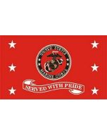 Flag - Marine Served With Pride 1408