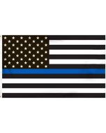 Flag - USA Blue Line - Police 3X5