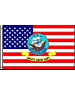 Flag - USA / Navy 3X5 #2857