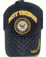 United States Navy Military Hat "NAVY VETERAN" Seal/Mesh CAP592H