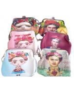 Coin Purse - Frida BKC-60111BS SOLD BY THE DOZEN