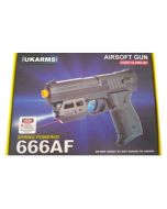 Airsoft Gun - 666AF w/Laser&Light
