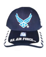 United States Air Force Hat - Wings w/Stars On Bill A04AIA23-NVY