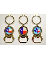 KC (Keychain) - 66403 Texas Flag Opener SOLD BY THE DOZEN