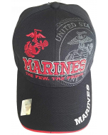 United States Marine Corps Military Hat - The Few The Proud - Bk/Rd #3