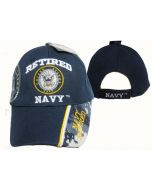 United States Navy Hat "RETIRED NAVY" Seal-NVY BL CAP592