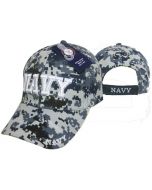 United States Navy Hat "NAVY" (LG WHT TEXT)-Digi CAP602DC