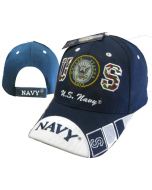 United States Navy Hat "US w/SEAL" Navy BL CAP602E