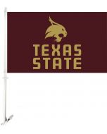 NCAA Texas State - Bobcats Car Flag