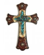 Texas Decor - Poly YC1039 Praying Cowboy Cross